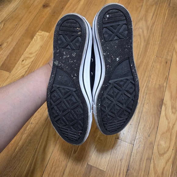 Converse Womens Black Graham Low Top Casual Everyday Wear Sneakers Tennis 8 - Picture 6 of 9